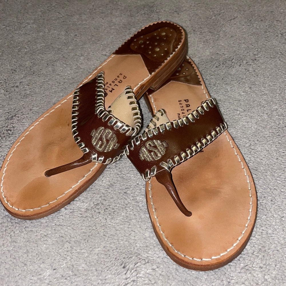 aSK Monogram Palm Beach Sandal Co.